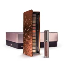 Kit Paleta de Sombras Adoro Rosês + Batom Líquido Supermate Castanheli + Caixa Cubo G