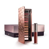 Kit Paleta de Sombras Adoro Rosês + Batom Líquido Supermate Ruivoli + Caixa Cubo G