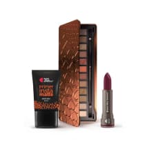 Kit Paleta Adoro Bronzes + Primer Instamatte + Batom Hidratante Vinhis