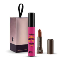 Kit Máscara de cílios Divina Preté + Batom Hidratante Caramelindo + Caixa Cubo P