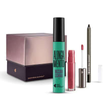 Kit Máscara de Cílios Escândalo Preti + Batom Líquido Supermate Rosetali + Lápis Olhos Pretuco + Caixa Cubo M
