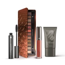Kit Paleta de Sombras Adoro Bronzes + Primer Instamatte + Máscara Extensão de Cílios + Batom Líquido Supermate Marronli