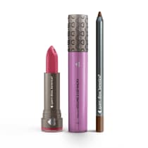 Kit Máscara de Cílios Volume e Definição + Batom Hidratante Armarosa + Lápis Olhos Marronlito