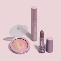 Kit Estrela Rosé: Batom + Máscara + Blush Rose