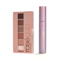 Combo Rosé: Paleta de Sombras Gold 7,2g + Máscara de Cílios 10g