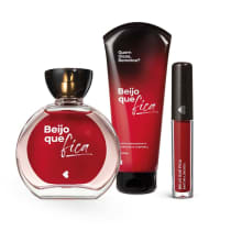 Combo Beijo que Fica: Desodorante Colônia + Loção Corporal + Batom Líquido