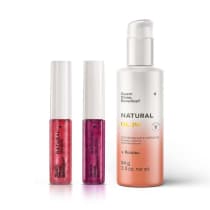 Combo Natural Glow: Demaquilante Hidragel + Tint Boca e Bochecha (2 cores)