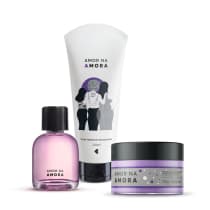 Combo Amor na Amora: Desodorante Colônia 75ml + Loção Corporal + Creme Aveludado
