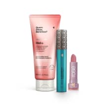 Combo Loção Corporal Hidra 200ml + Máscara de Cílios Resistente à Água + Batom Mate Rose Seja Luz