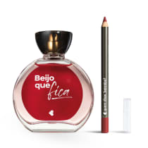 Combo Desodorante Colônia Beijo que Fica + Lápis Labial Vermetis