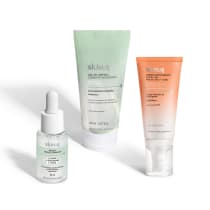 Combo Skincare Skin.q: Sérum Triplo Combate + Gel de Limpeza + Creme Facial Dia Antioxidante FPS 50