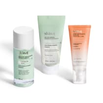 Combo Skincare Skin.q: Gel de Limpeza + Solução Renovadora Duplo Combate + Creme Facial Dia Antioxidante FPS 50