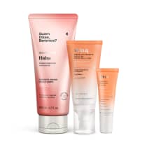 Combo Skincare e Body Care: Sabonete Líquido Hidra 200ml + Balm Labial Hidratação e Volume + Creme Facial Dia Antioxidante FPS 50