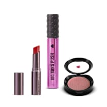 Combo Make dos Sonhos: Máscara de Cílios Big Bang 360 + Blush Compacto Malvíssima + Batom Volumão Aboborê