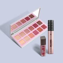 Combo Presente Dia dos Namorados: Máscara de Cílios Big Bang + Palette de Sombras Quartzo + Batom Volumão Líquido Morangoli