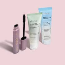 Combo pele e Make: Gel de Limpeza Facial 150ml+ Hidratante Facial 50ml + Máscara de Cílios 10g