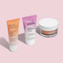 Combo Skin.q: Esfoliante 50g + Gel Hidratante Facial 50g + Creme Renovador 30ml