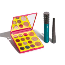 Combo Palette Só Brilha 17g + Máscara de Cílios Resistente à Àgua 10g + Delineador Verde Realce 3ml