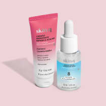 Combo Skin.q: Sérum Preenche Tudo 30ml + Cremão Repara e Acalma 30ml