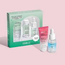Combo Skin.q: Kit Combate Oleosidade (3 itens) + Sérum Preenche Tudo 30ml + Cremão Repara e Acalma 30ml