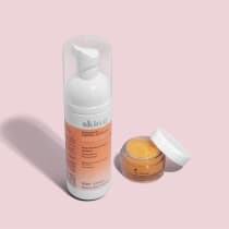 Combo Pele e Lábios: Espuma de Limpeza Nutritiva Skin.q 150ml + Lip, Please! Balm Hidratação Intensa 8g
