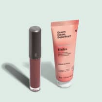 Combo Creme Hidratante para as Mãos 30g + Batom Líquido Super Mate Marronli 4ml
