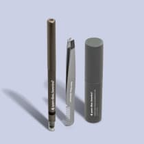 Combo Pinça 2 em 1 + Máscara para Sobrancelha Clarete 3,0g + Lápis Olhos Pretô 2,5ml