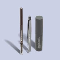 Combo Pinça 2 em 1 + Máscara para Sobrancelhas Clarete 3,0g + Lapiseira Sobrancelha Clarete 350mg