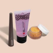 Combo Balm Hidratante 8g + Mini Sabonete Demaquilante 30ml + Delineador de Olhos Pretolino 2,5ml