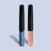 Combo Delineador Líquido QDB Beats: Azul Spirit 3,2g + Rosa Senses 3,2g