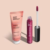 Imagem do produto Combo Hidra Creme para Mãos 30g + Batom Líquido Malva Finérrimo 5ml