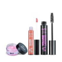 Combo Vult feat Lexa: Esfoliante Labial 4g + Gloss Labial 5ml + Máscara de Cílios 10g