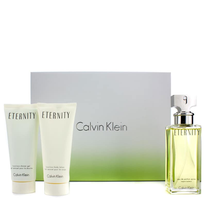 Calvin Klein Conjunto Feminino Eternity - Eau de Parfum 100ml + Loção 100ml + Gel de Banho 100ml