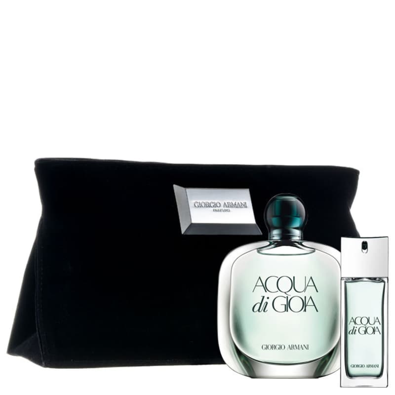 Giorgio Armani Conjunto Feminino Acqua Di Gioia Eau De Parfum 100ml Eau De Parfum ml Necessaire Beleza Na Web