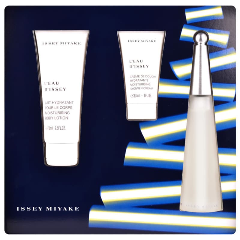 Issey Miyake Conjunto L Eau D Issey Feminino Edt 50ml Locao Corporal 75ml Creme
