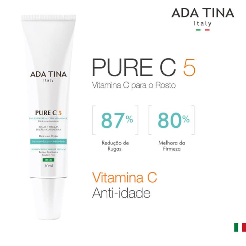 Ada Tina Pure C 5 - Emulsão Anti-Idade 30ml