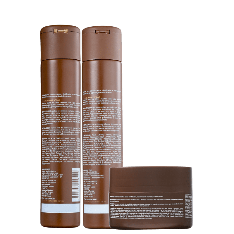 Kit Acquaflora Elixir Secos e Danificados (3 Produtos)