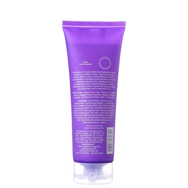 K.Pro Caviar Color - Shampoo sem Sulfato 240ml