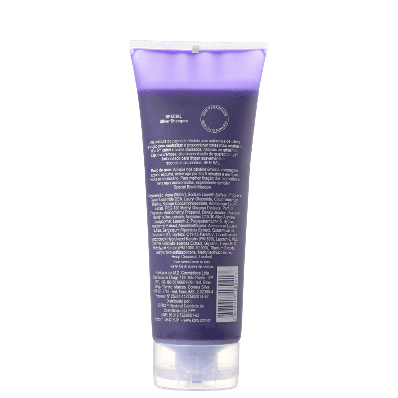 K.Pro Caviar Special Silver - Shampoo Desamarelador 240ml