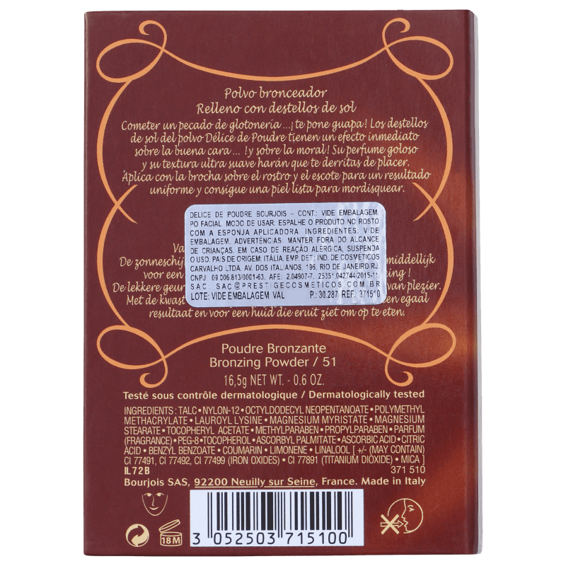 Bourjois Délice de Poudre 51 Claires/Medianes - Bronzer