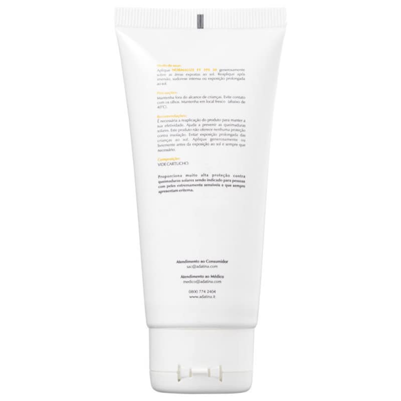 Ada Tina Normalize Ft Luce Cor 10 FPS 30 - Protetor Solar Facial com Cor 50ml