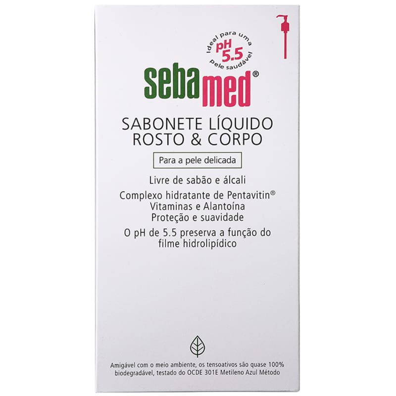 Sebamed Liquid Face & Body Wash - Sabonete Líquido Facial 1000ml