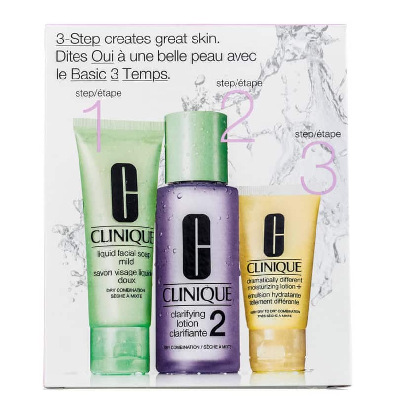 Kit Clinique Sistema 3 Passos Introdução Pele 2 (3 produtos)