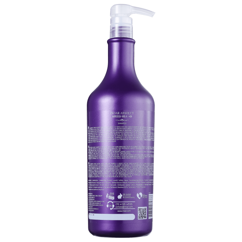 Shampoo Desamarelador Absolut Speed Blond 1000ml