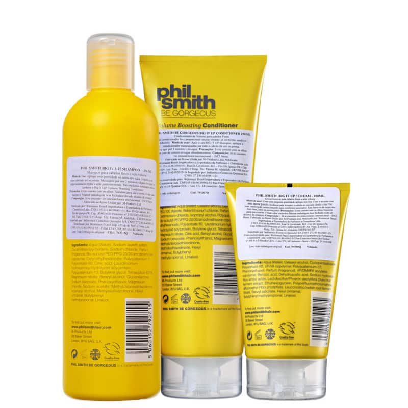 Kit Phil Smith Big It Up Thickening Volume Boosting (3 Produtos)