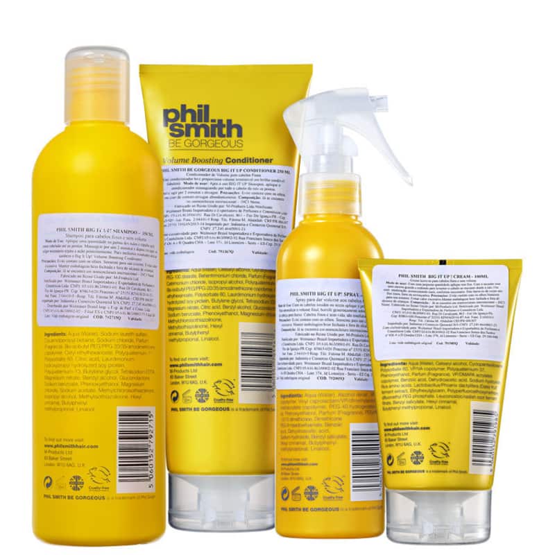 Kit Phil Smith Big It Up Volume Boosting Tratamento (4 Produtos)