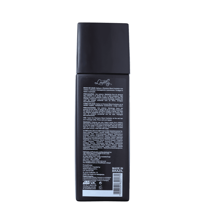 Sweet Hair Lovely Blend Hydration - Shampoo Neutro 230ml