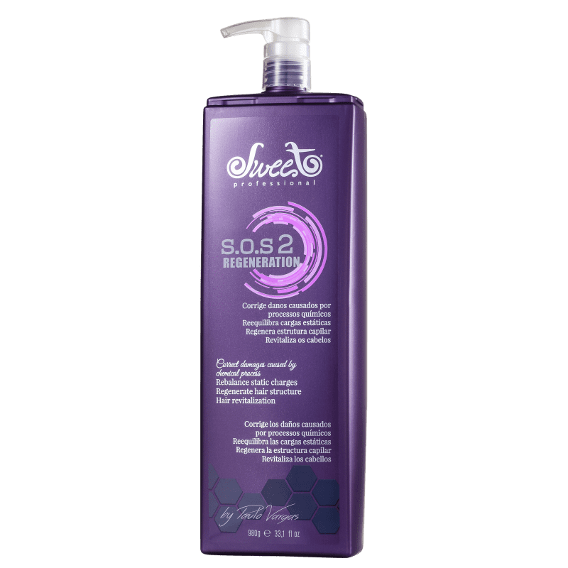 Sweet Hair Kiss Me Sos Regeneration Passo 2 - Tratamento 980g