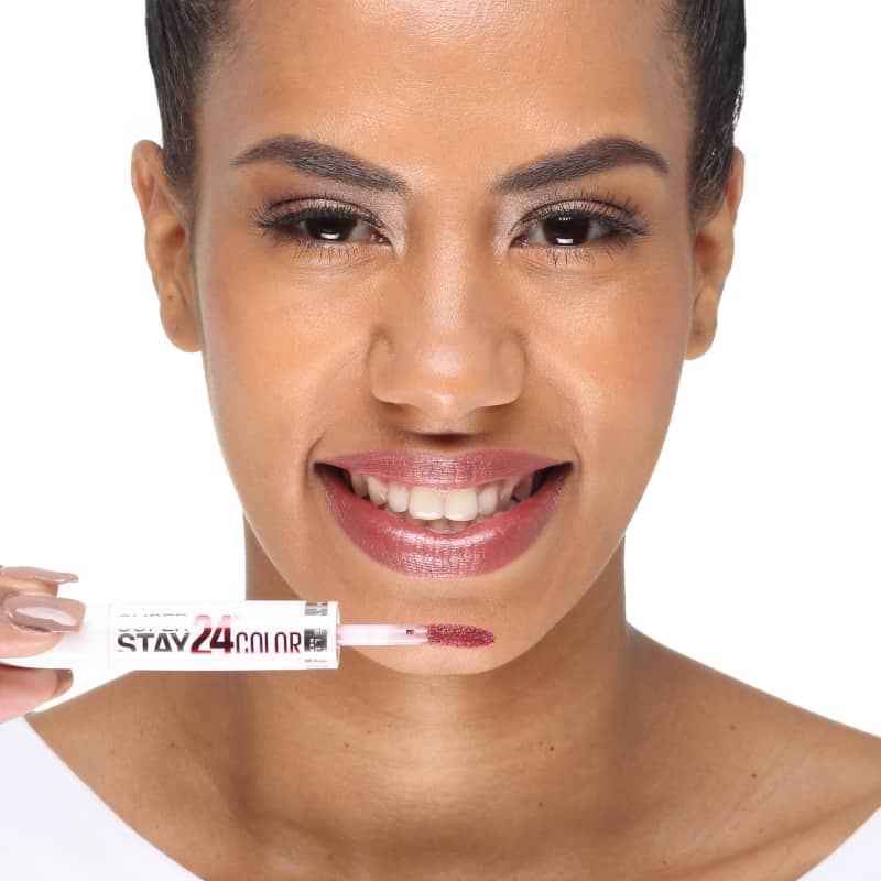 Maybelline SuperStay 24 Color 115 Forever Chestnut - Batom Líquido Cintilante 2,3ml