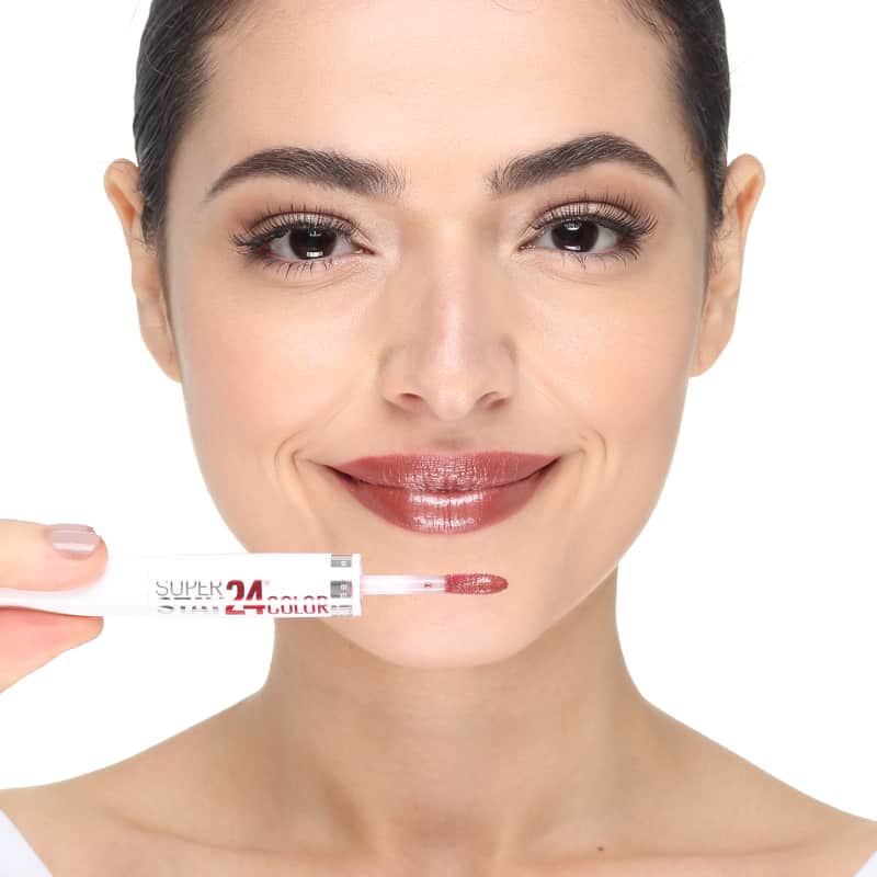 Maybelline SuperStay 24 Color 115 Forever Chestnut - Batom Líquido Cintilante 2,3ml